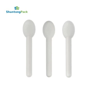 Cullera de bagassa de canya de sucre compostable